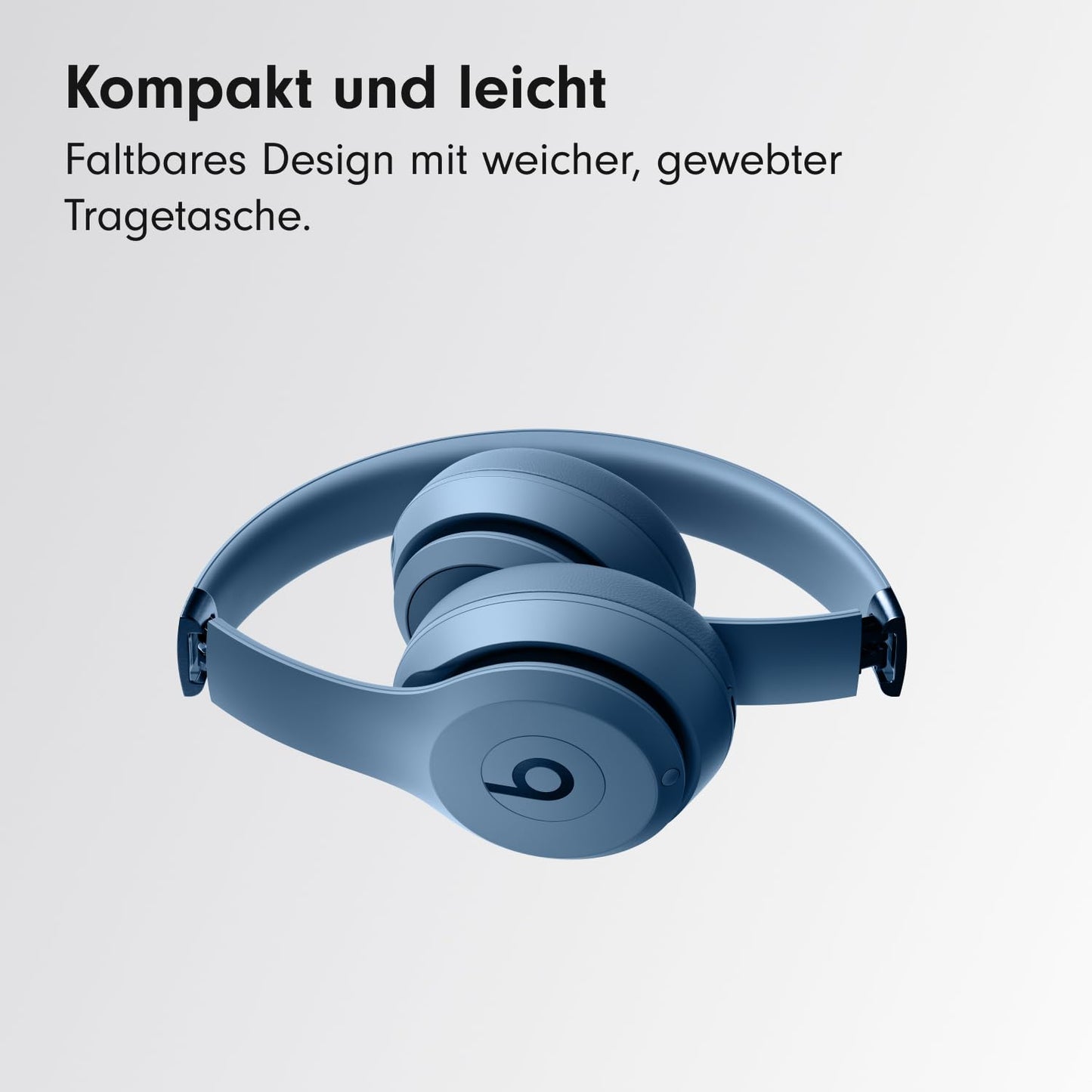 Beats Solo 4 Bluetooth On-Ear Kopfhörer, kabellos, 50h Akku, Schieferblau